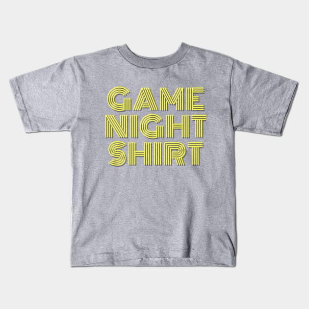 Game Night Shirt - Marquee Kids T-Shirt by DC TV Podcasts